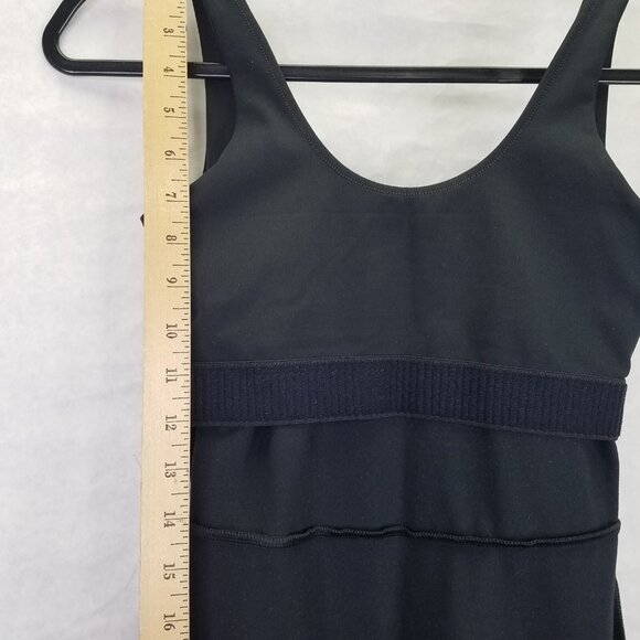 Girlfriend Collective Scoop Back Unitard Women's S Jumpsuit Black Ballet Yoga - Picture 15 of 16